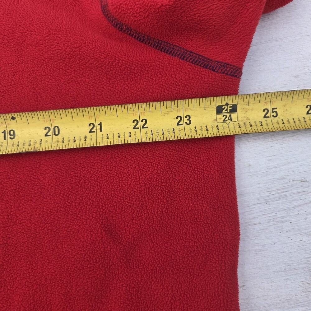 THE NORTH FACE 1/4 Zip Fleece RU14 Sochi Olympic American Flag Polartec Mens L - Picture 6 of 7
